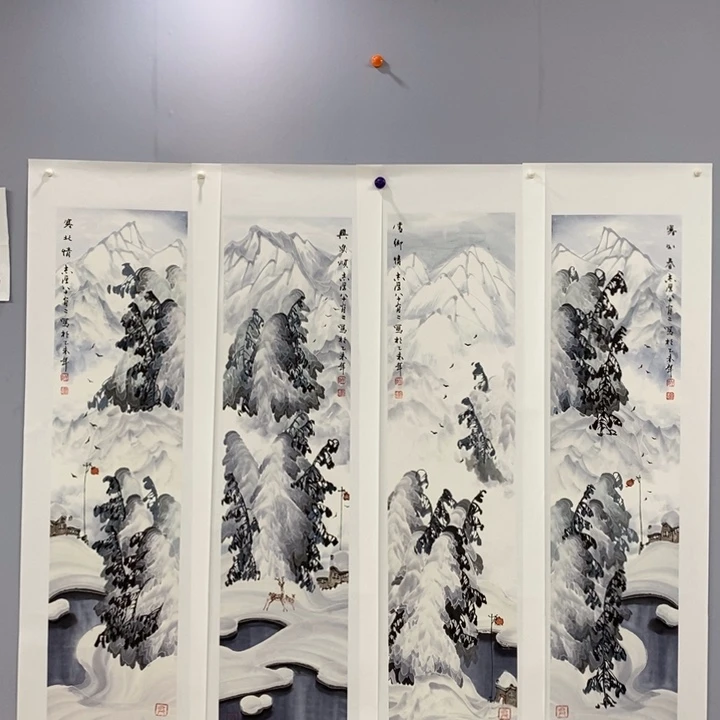 手绘作品等多种形式进行