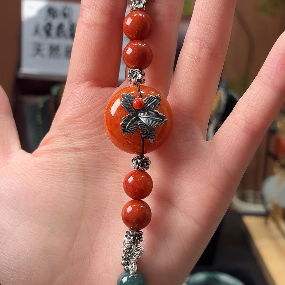 翡翠未镶嵌耳饰手串