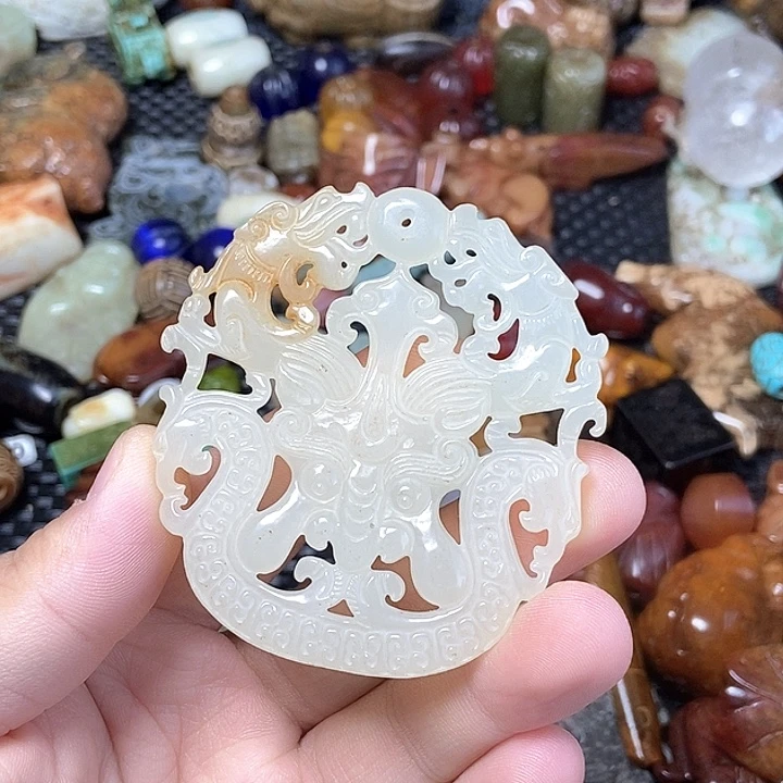 和田玉未镶嵌颈饰141