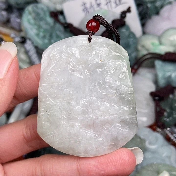 颈饰未镶嵌翡翠翡翠