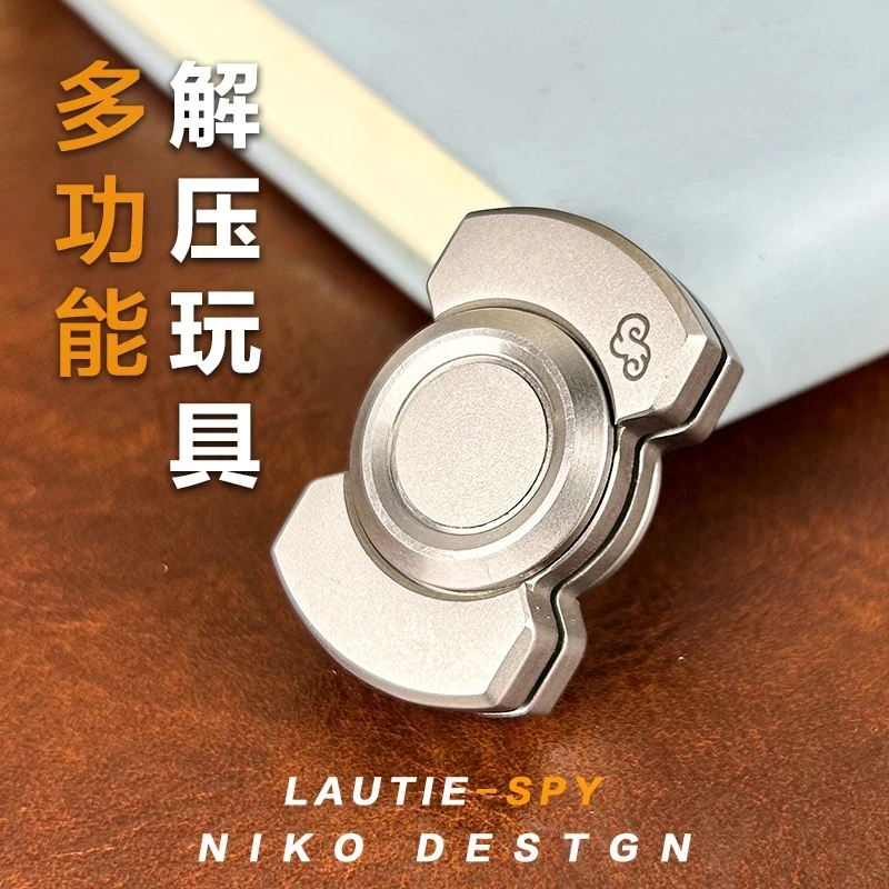 新奇特三体小方块edc三合一指尖陀螺啪啪币无聊解压玩具生日礼物