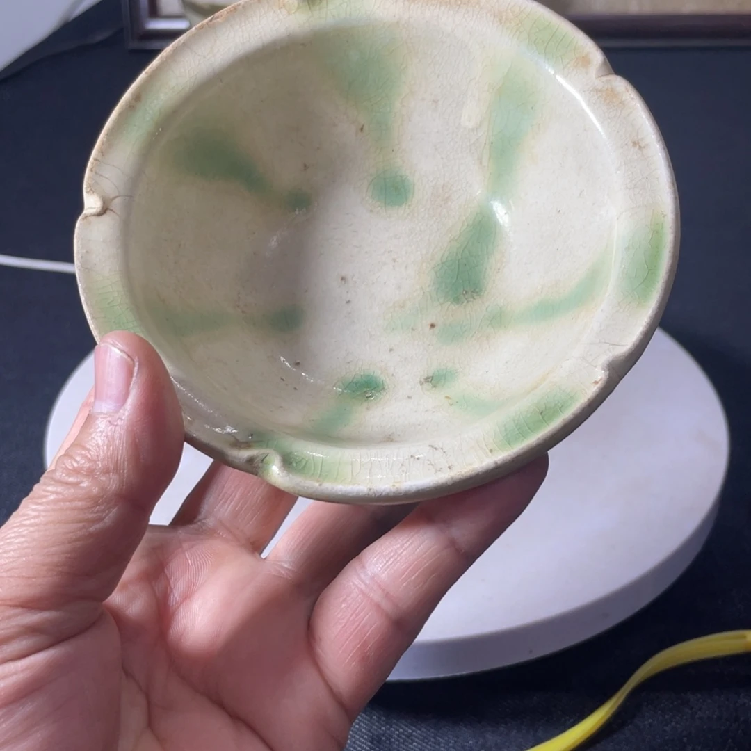 无夕*春磁州窑花口碗美丽漂亮