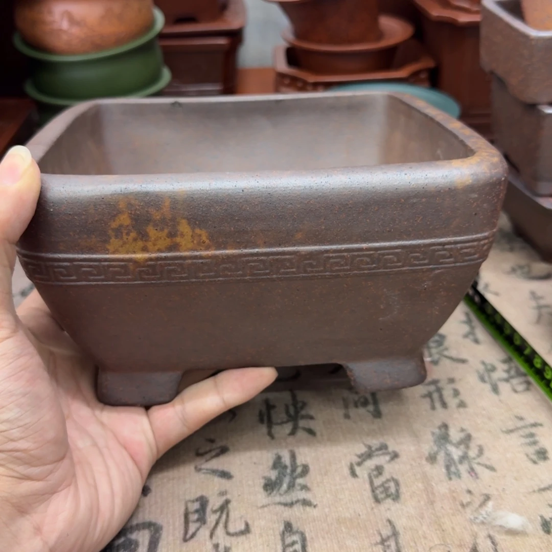 紫砂花盆宜兴紫砂正品17.5x8