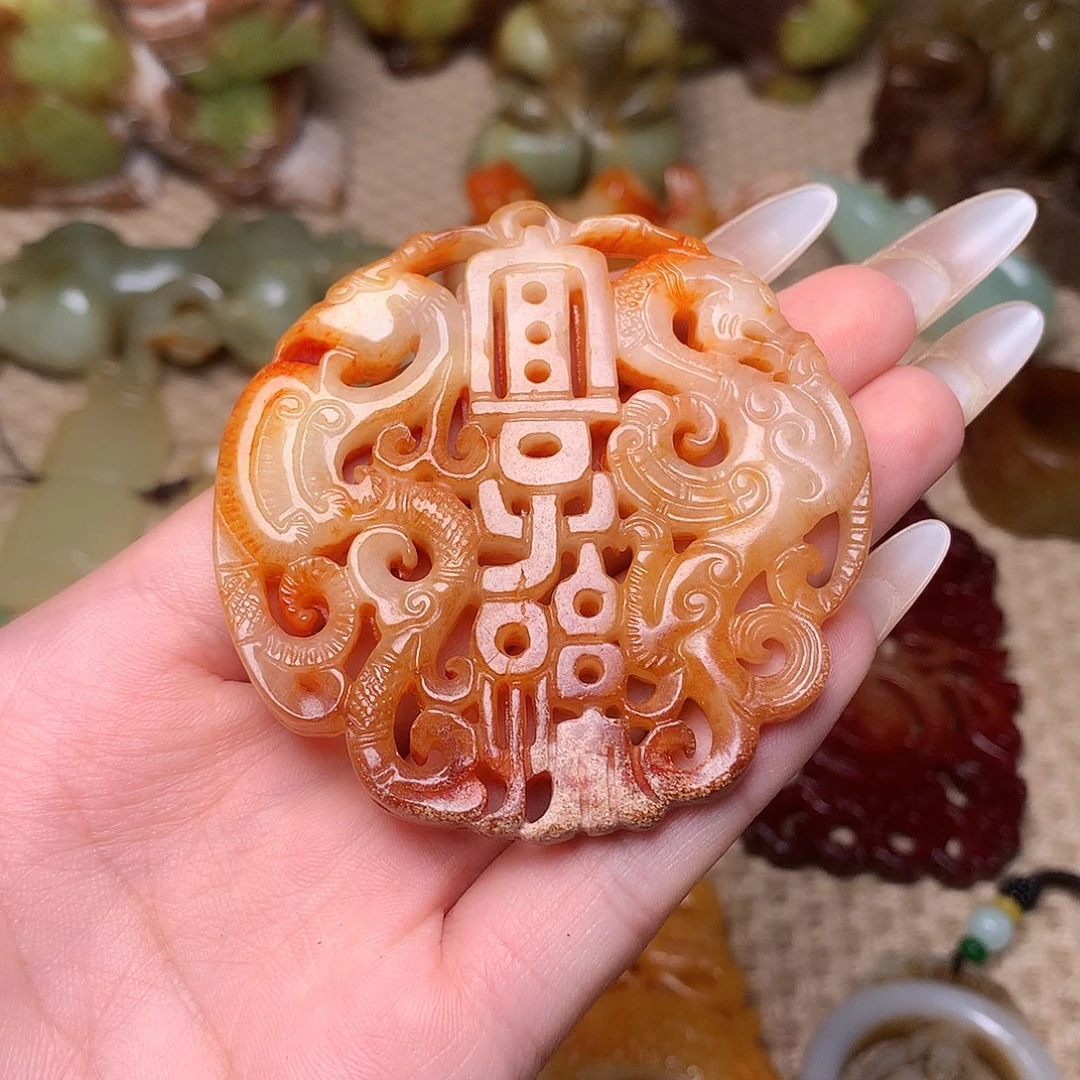 未镶嵌蛇纹石玉颈饰