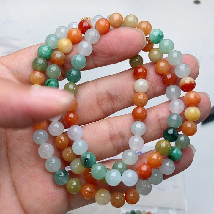定制翡翠未镶嵌项链