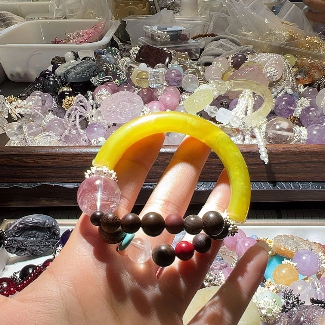 水晶未镶嵌手链水晶手链