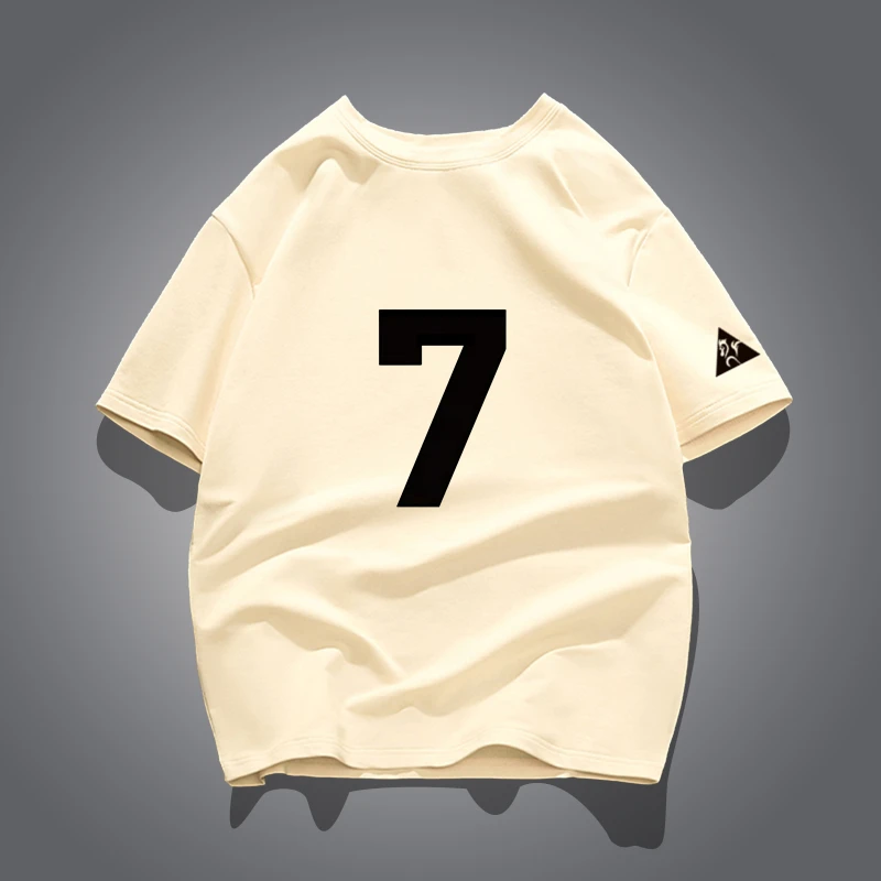 法莱尔公鸡100%纯棉短袖t恤男夏季新款圆领宽松休闲百搭潮流半袖