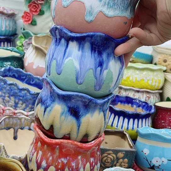 多肉绿植陶瓷花盆