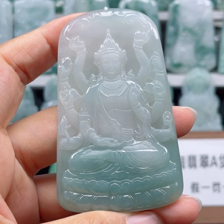 颈饰未镶嵌翡翠大*千手