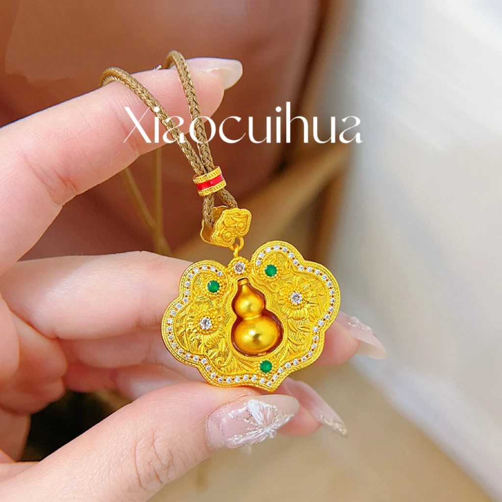 【珐琅彩葫芦】手工经典古法复古珐琅古风重工女生饰品气质diy配饰