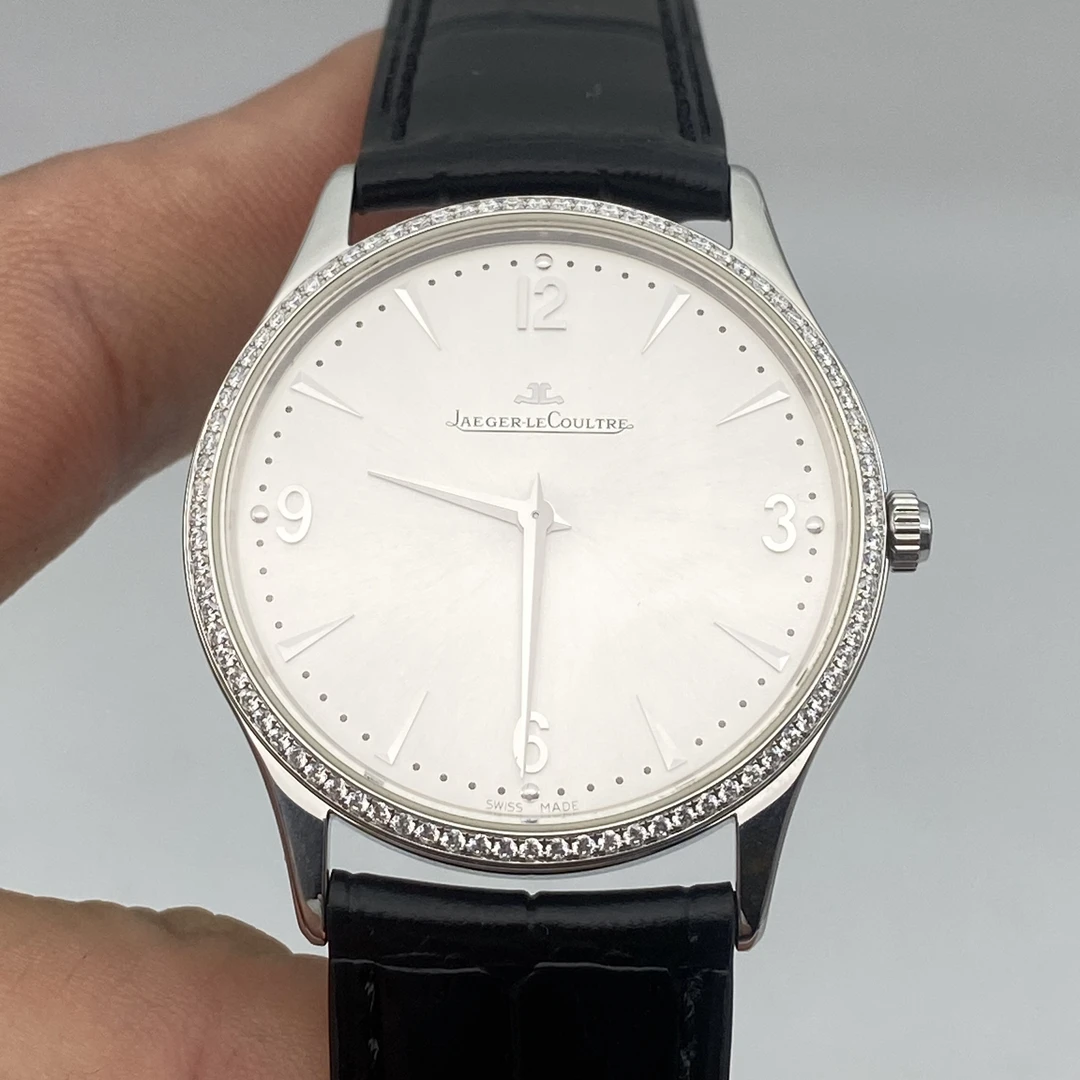 95新 Jaeger-LeCoultre/积家 积家 大师 后镶钻 表径:38mm