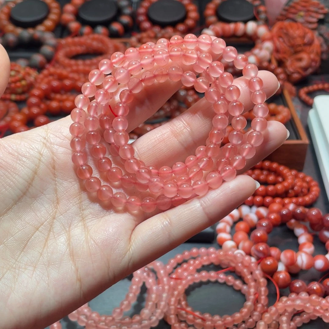 南红玛瑙手链未镶嵌永**棋