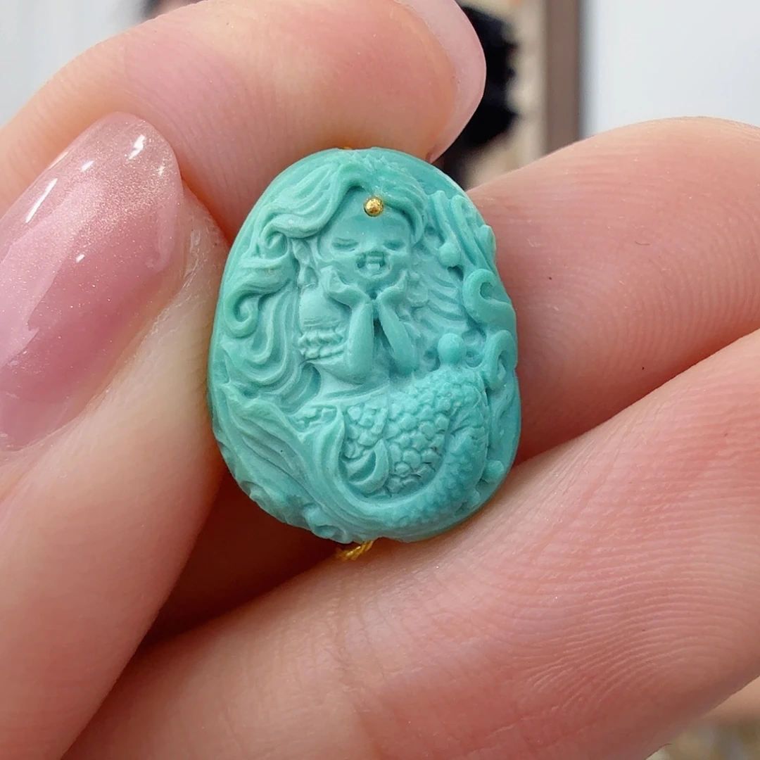 绿松石未镶嵌珠宝奇石