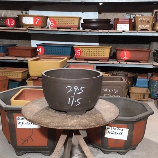 紫砂紫砂花盆包邮