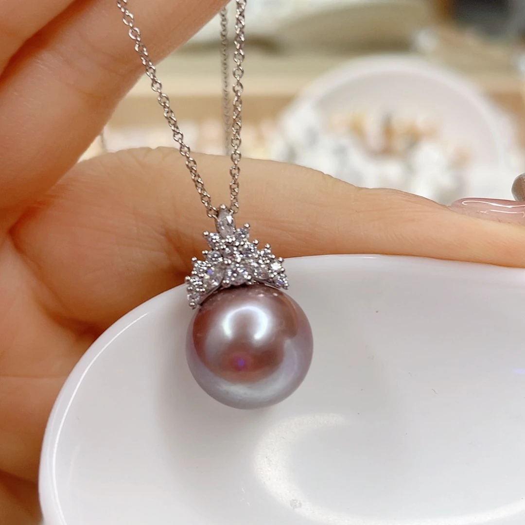 淡水珍珠未镶嵌吊坠(赠链)