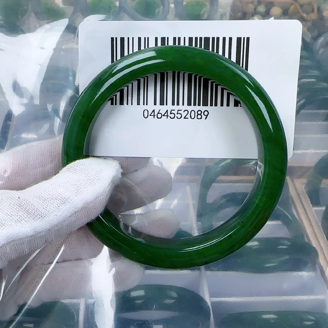 和田玉（碧玉）手镯未镶嵌62