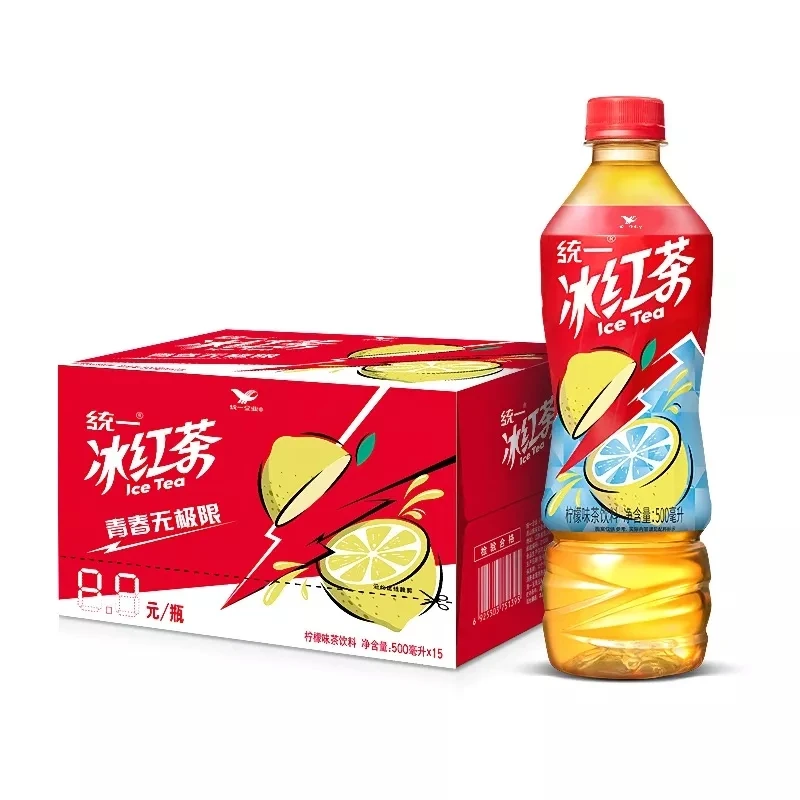 统一冰红茶饮料柠檬味 7500ml(500ml*15瓶)