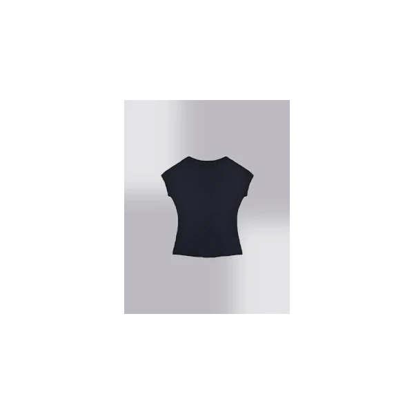 2025C0253【自由歌】2025春夏季新款纯色显瘦简约休闲圆领短袖