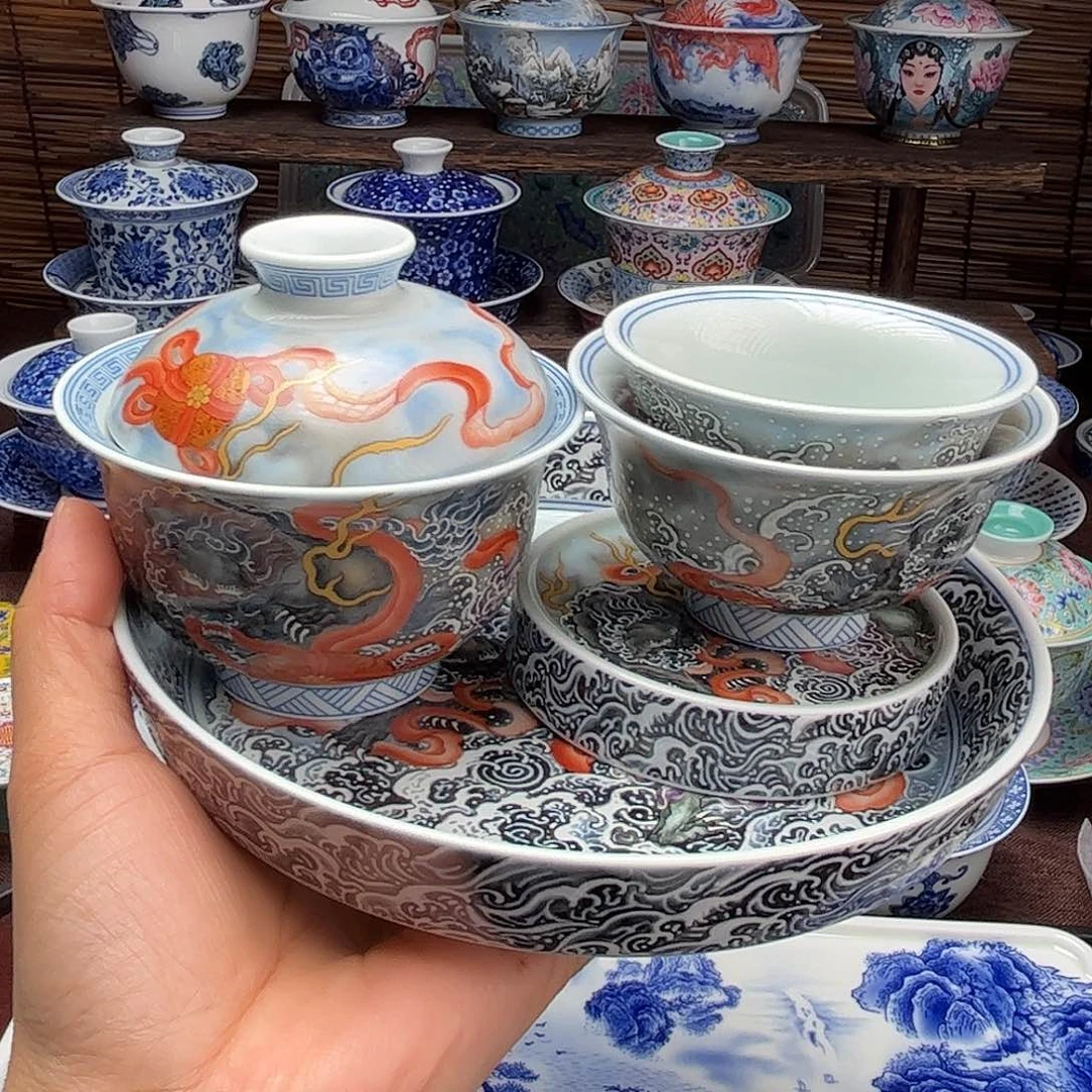 景德镇陶瓷五件套