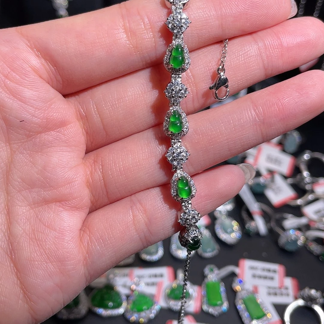 未镶嵌手链翡翠手链