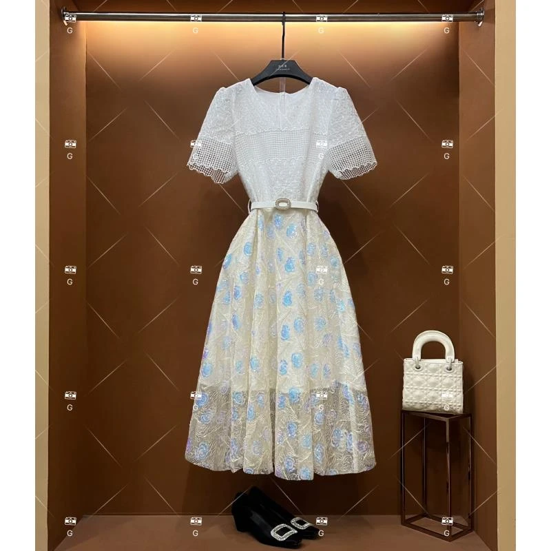 【M】春夏优雅百搭时尚中国风女装连衣裙 GS-55126