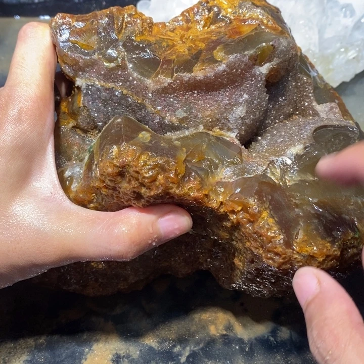 未镶嵌玛瑙/玉髓珠宝半成品