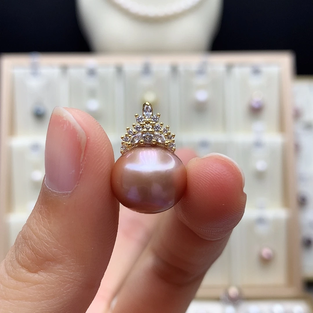 淡水珍珠颈饰合金