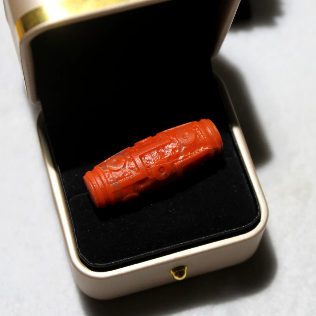 【德艺兄弟】 DYN1315 南红手工雕刻勒子 多样性发