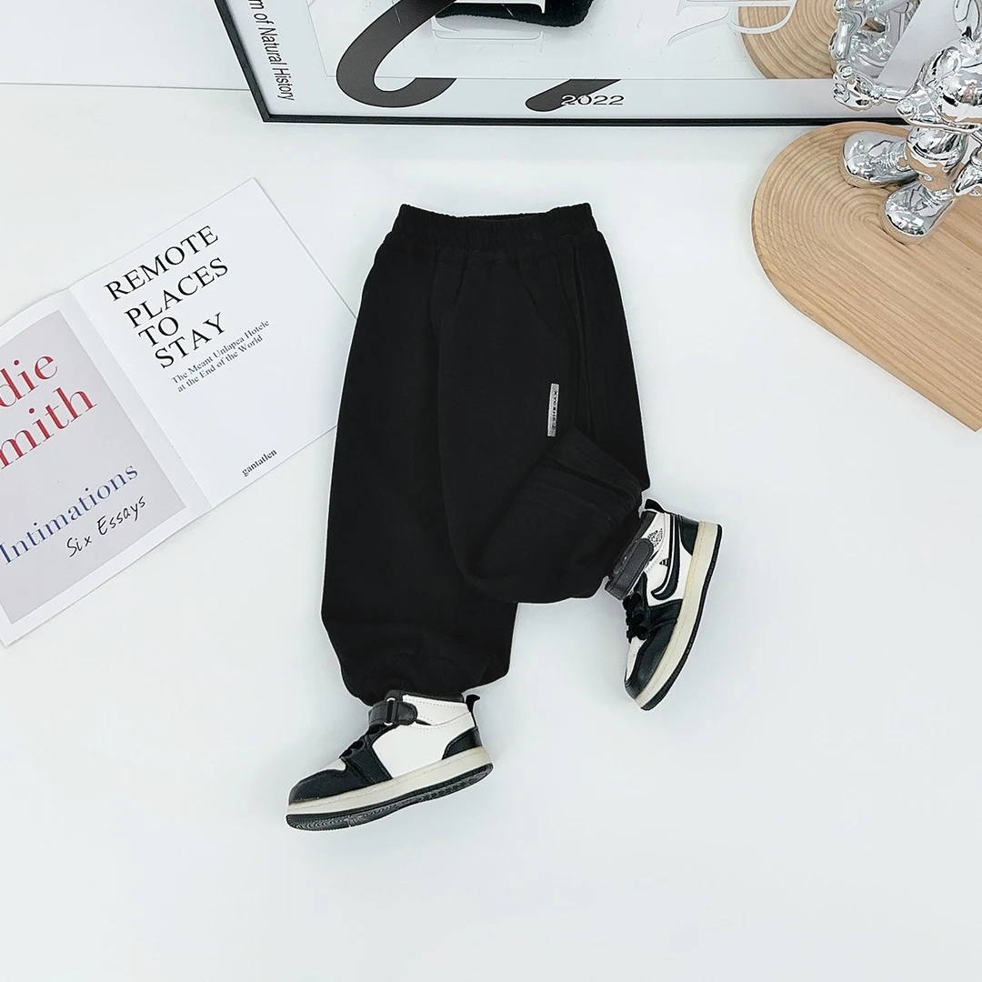 儿童裤子秋季男童运动裤2025新款秋装洋气潮 CXF3702悠悠童话童装