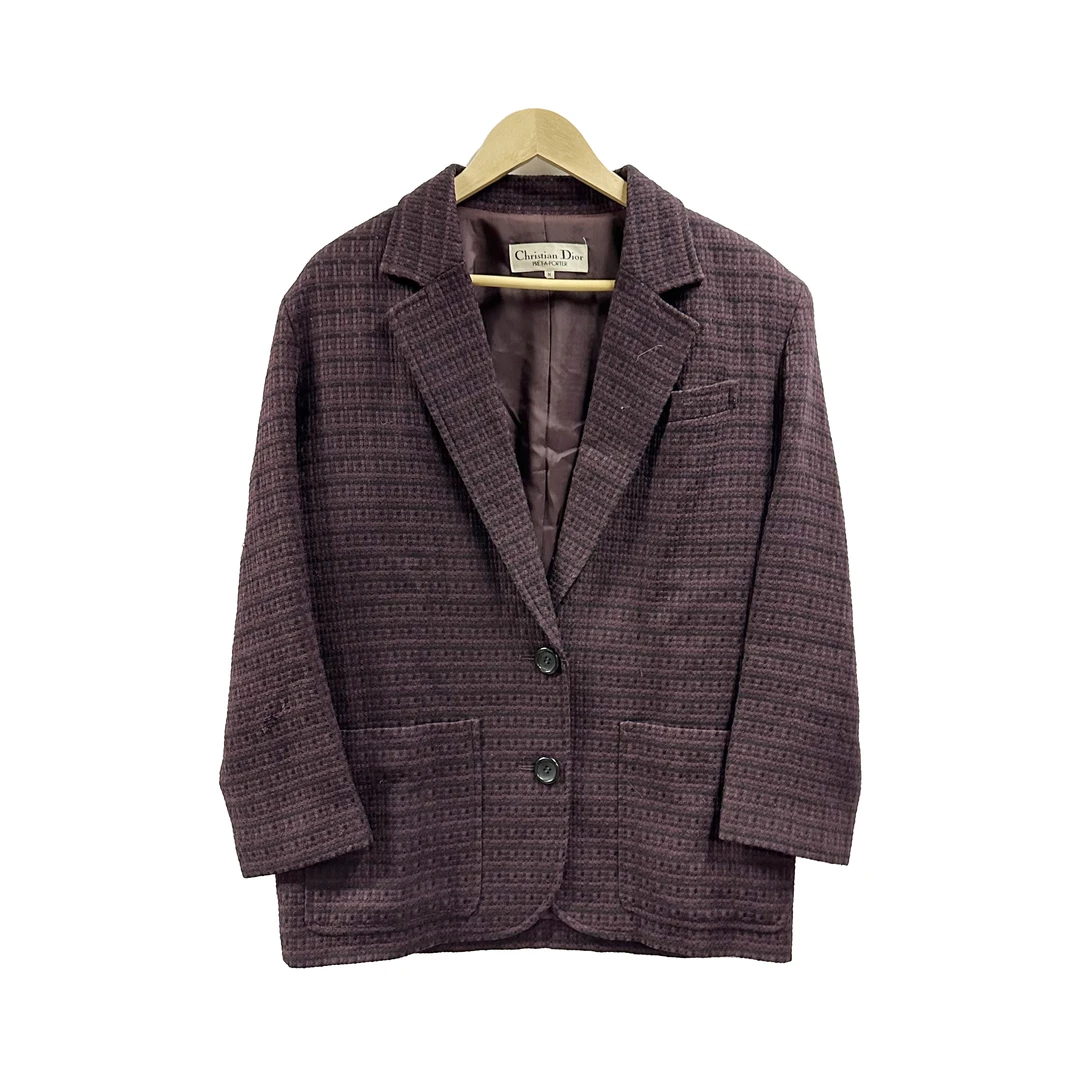 95新 DIOR/迪奥 粗呢西装外套/Fy1704