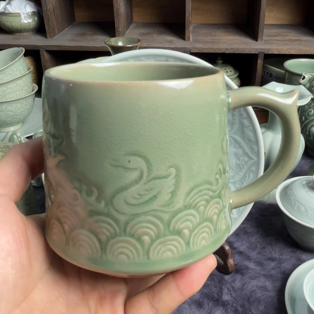 瓷二级海水鸭杯特价