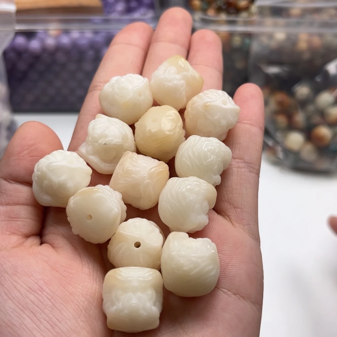 【闪购商品】白玉菩提吊坠c/15 10+2醒师