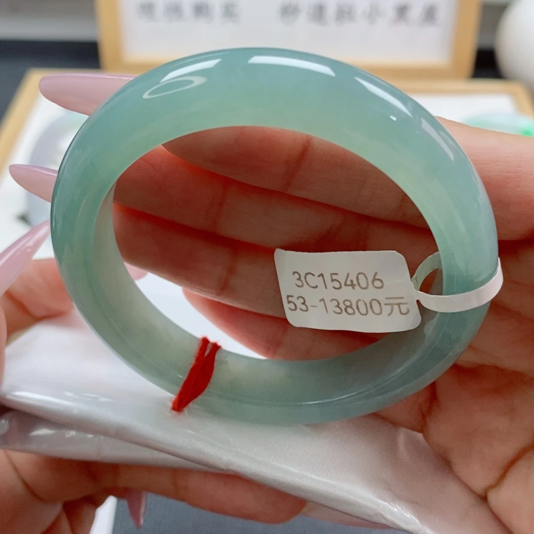 翡翠未镶嵌手镯天然A货翡翠手镯