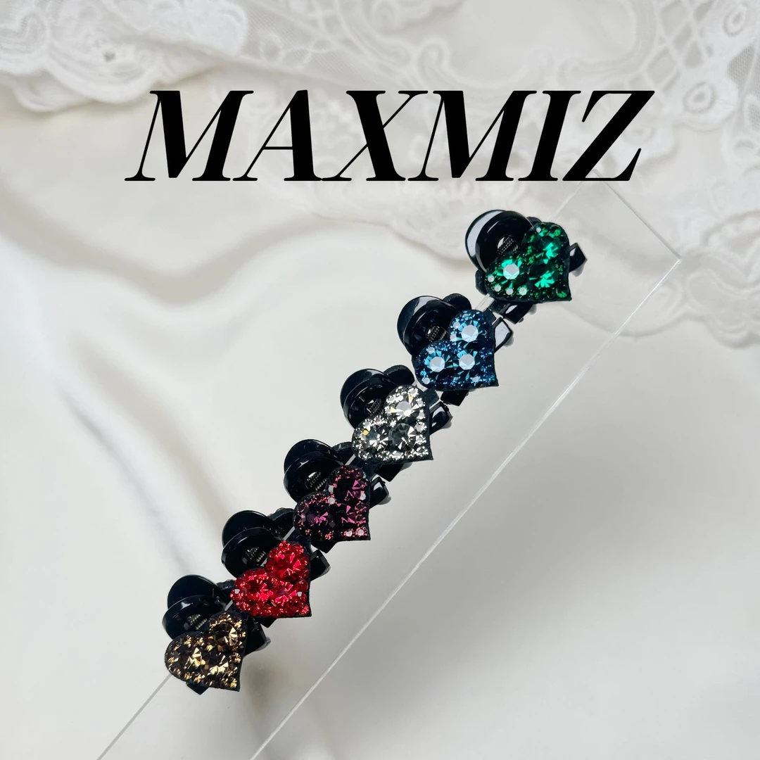 东大门 韩国进口简约气质迷你闪钻爱心小号刘海夹小抓夹 2655