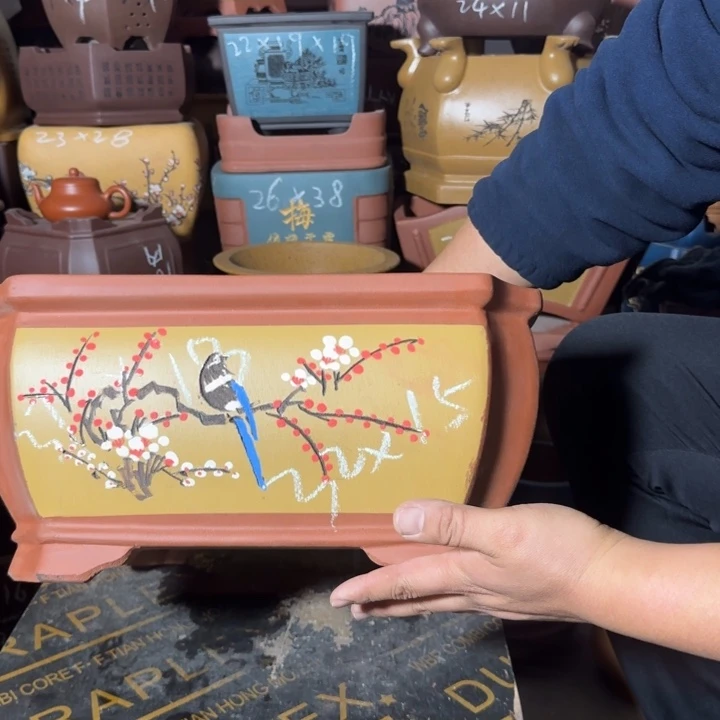 紫砂花盆紫砂花盆