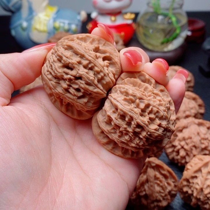 把件文玩核桃白狮子42