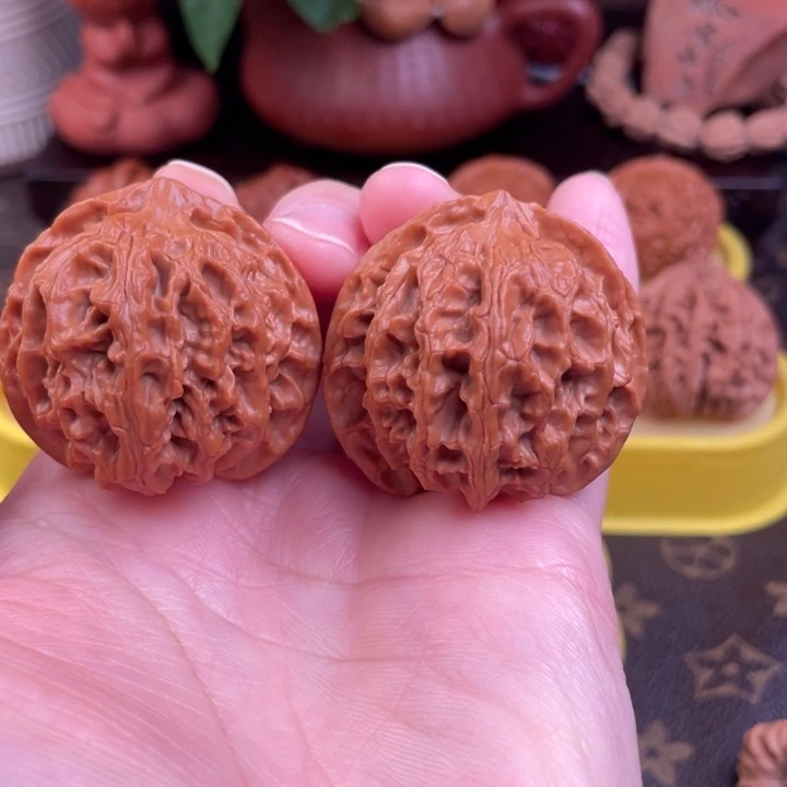 吊坠文玩核桃苹果园41