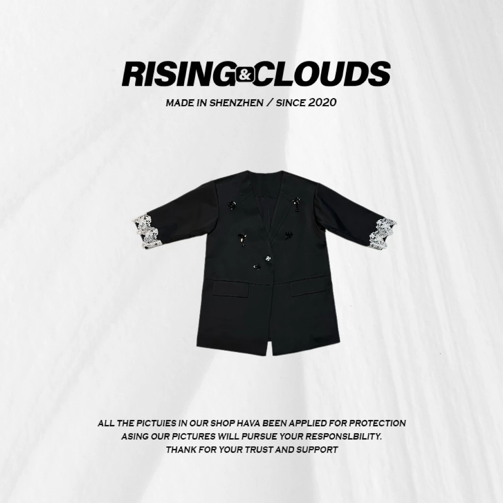 RISING&CLOUDS【莎莎】深圳2025早春舒适短西装120350