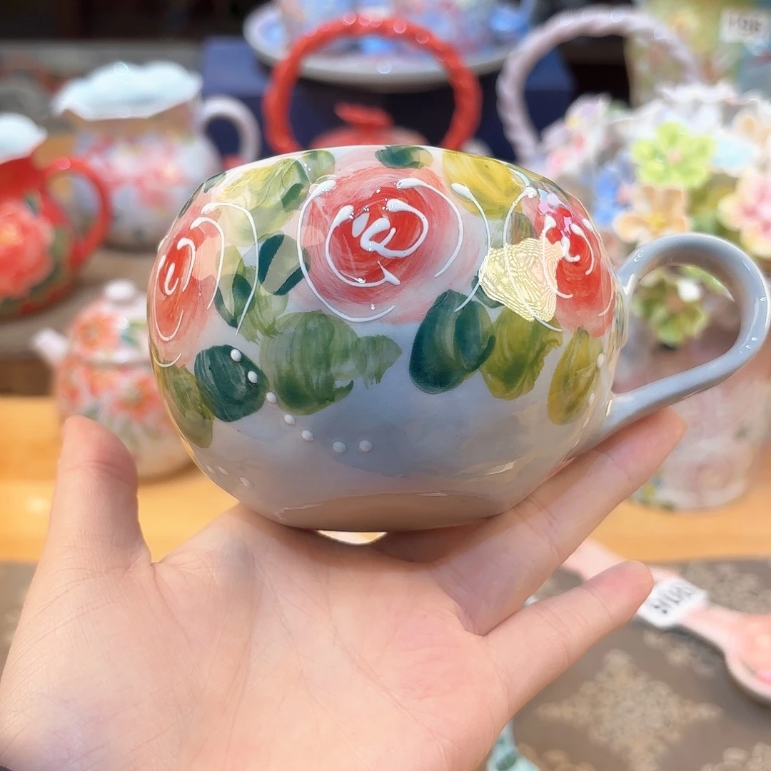 景德镇手绘高温釉下彩陶瓷茶具