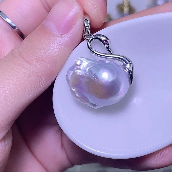 淡水珍珠合金颈饰38