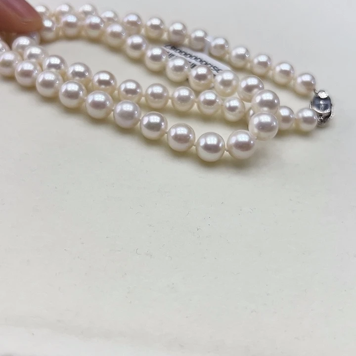 颈饰银S925镶嵌淡水珍珠➕8高品极光炫彩