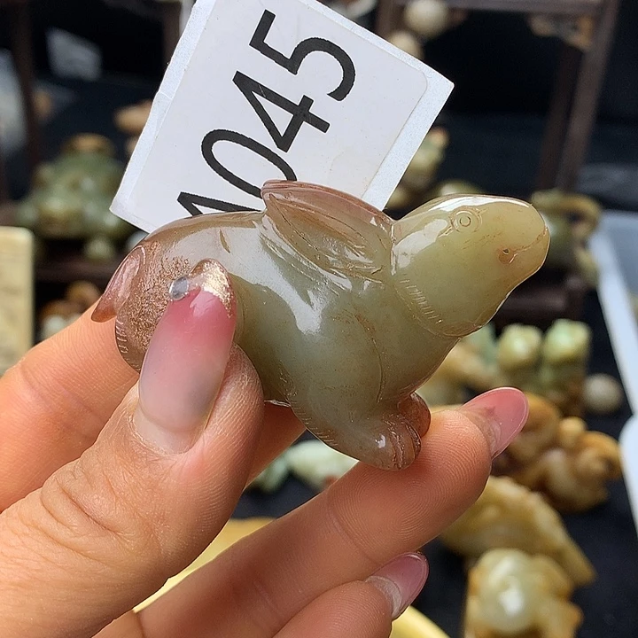 和田玉银S925镀金镶嵌颈饰
