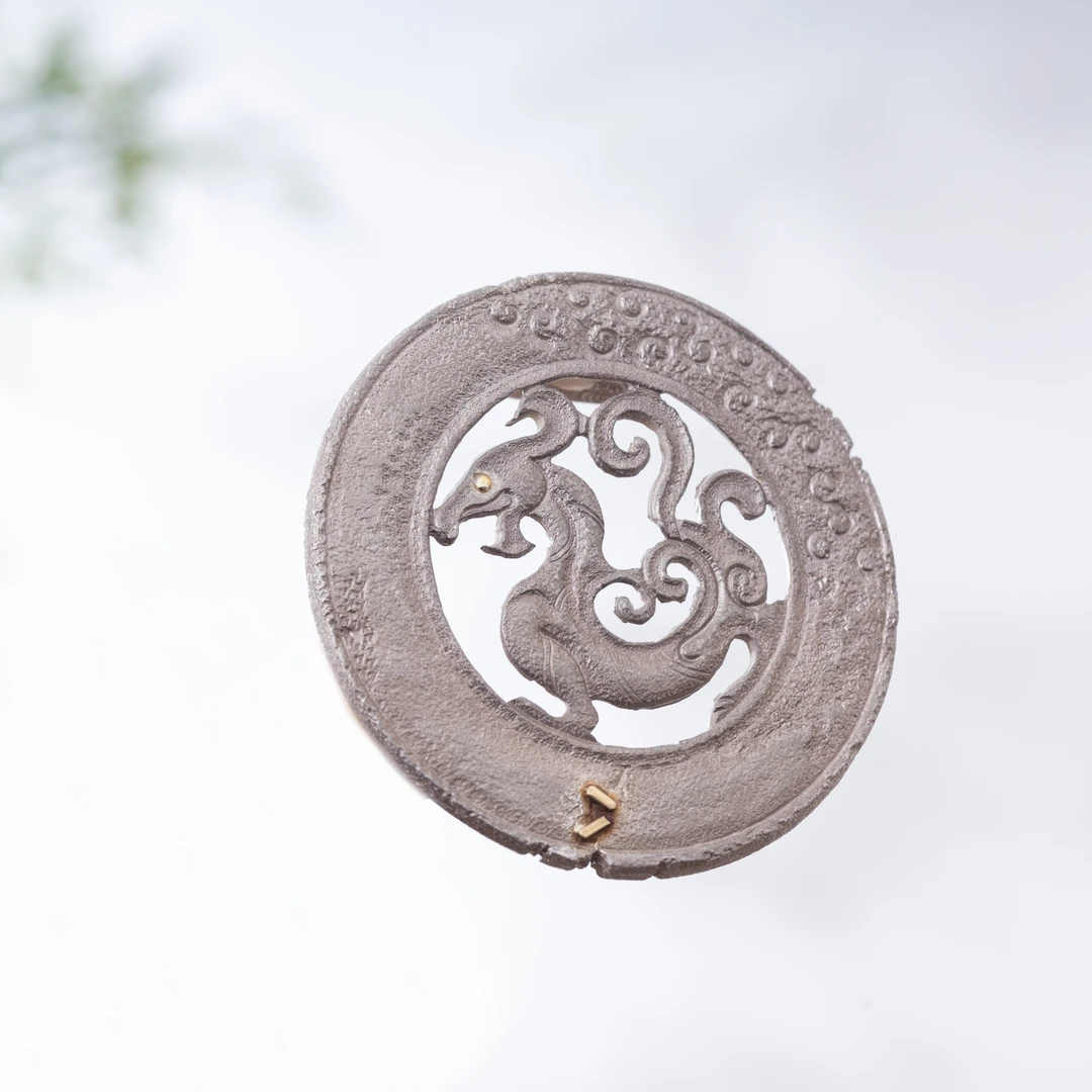 蜂鸟工坊 文创系列 三星堆 龙纹圆壶盖置 SWA4138