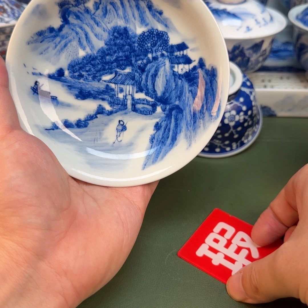 彦祖纯手工手绘茶具138