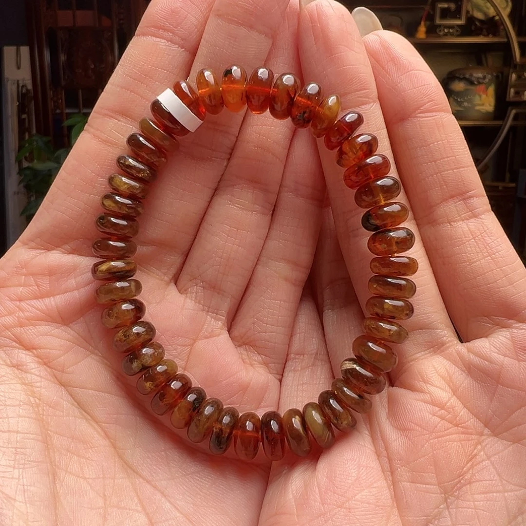 琥珀未镶嵌裸石抚顺琥珀10375九