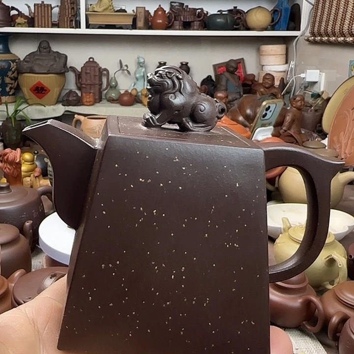 忠***紫泥茶壶原矿紫砂全手工