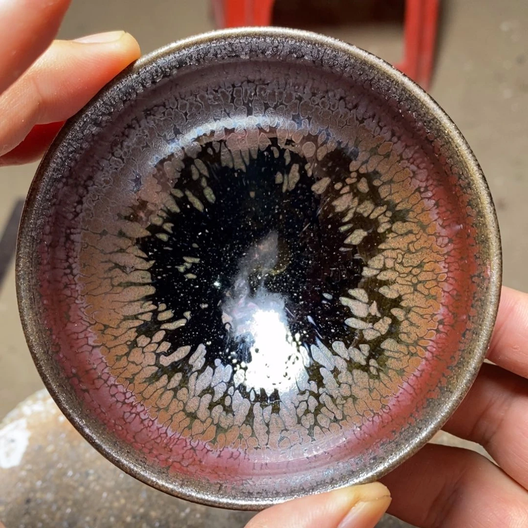 茶盏自然还原柴烧直播间