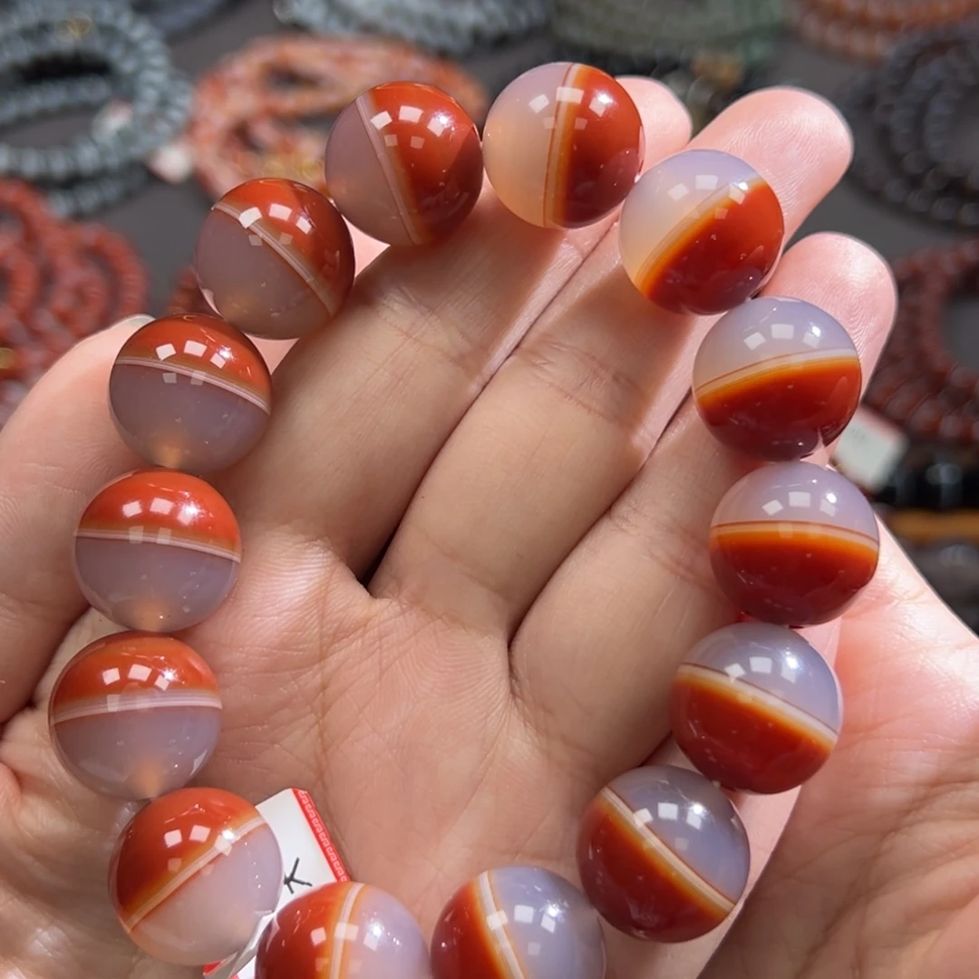 玛瑙/玉髓未镶嵌手链