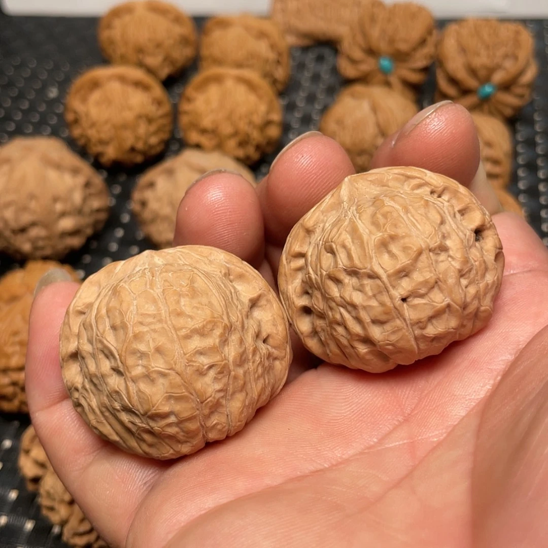 【闪购商品】文玩核桃把件38南瓜墩
