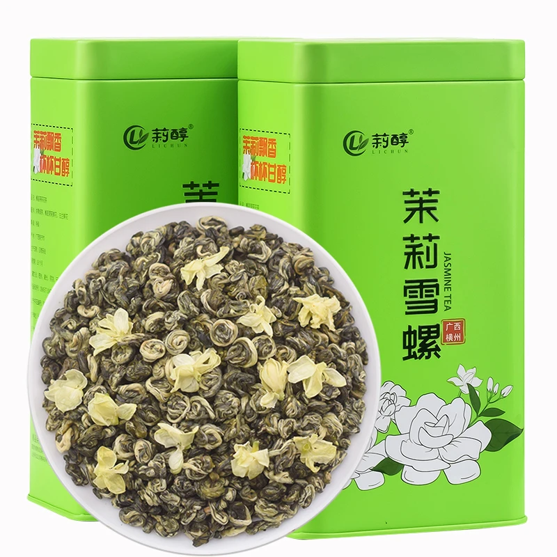 茉莉花茶2025新茶浓香型耐泡正宗广西横县龙珠雪螺可冷泡热泡茶叶